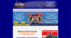 Desktop Screenshot of ozarkcarevents.com