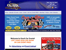 Tablet Screenshot of ozarkcarevents.com